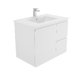 Dolce 750 Wall Hung Finger Pull Vanity